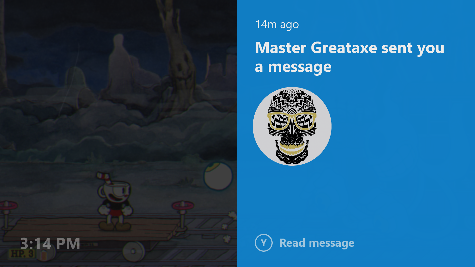 Xbox One Notifications in Idle Mode
