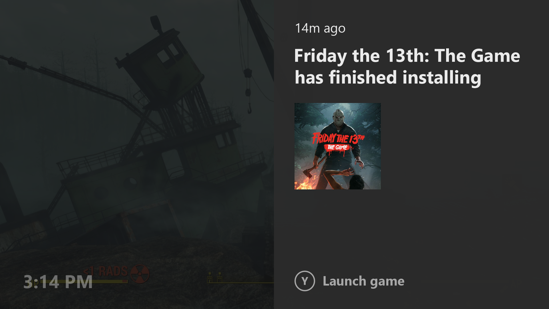 Xbox One Notifications in Idle Mode